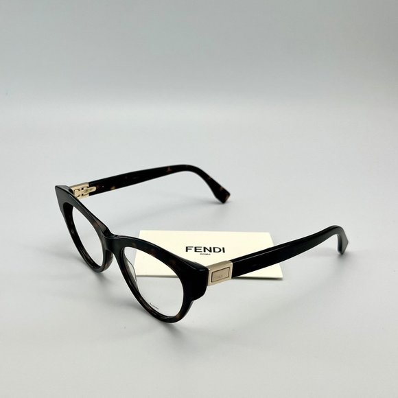 Fendi Accessories - NEW FENDI FF 0273 086 DARK HAVANA BROWN AUTHENTIC EYEGLASSES FRAME 49-18
